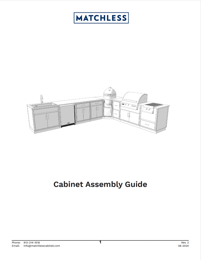 Cabinet Assembly Guide Cover