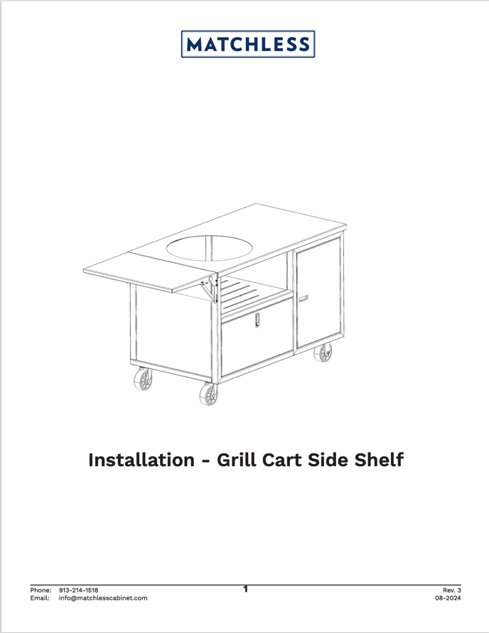 Side Shelf Assembly Cover